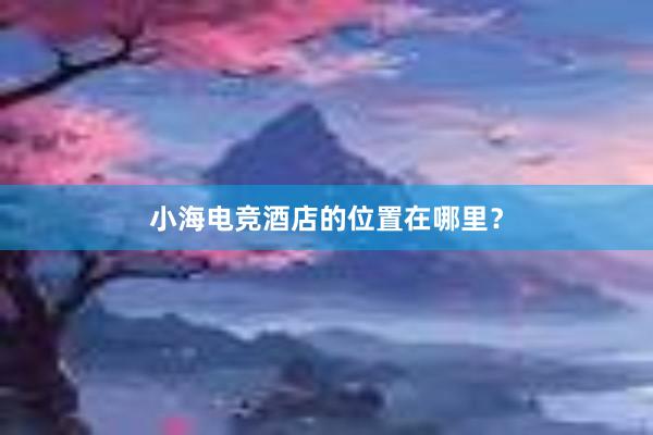 小海电竞酒店的位置在哪里？